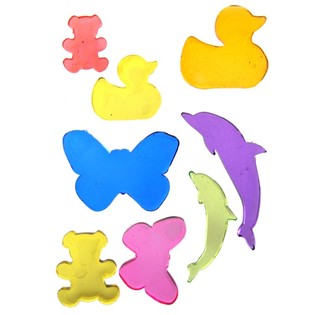 Autocolantes Decorativos em Gel Jelly Gems 22x12 cm (24 un.)