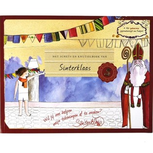 Livro de Esbo&ccedil;os e Trabalhos Manuais de Sinterklaas (11 unidades)