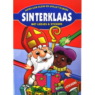 Livro de Colorir e Jogos de S&atilde;o Nicolau (10 un.)