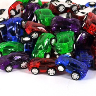 Mini carro de fric&ccedil;&atilde;o 5 cm (25 un.)