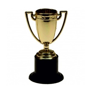 Ta&ccedil;a Dourada 9 cm (12 un.)