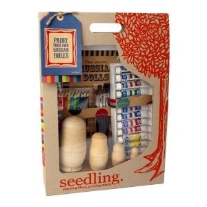 Kit de Atividades Seedling - Pinta as tuas Pr&oacute;prias Bonecas Russas Matrioska