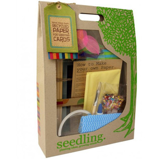 Kit Criativo SEEDLING - Cria os Teus Próprios Cartões de Papel Reciclado