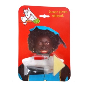 Conjunto de Maquilhagem Zwarte Piet em Cart&atilde;o (6 un.)