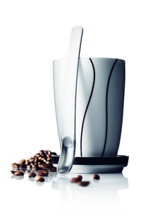 MENU BLACK CONTOUR COPO T&Eacute;RMICO GRANDE COM PIRES E COLHER PARA LATTE (1 un.)