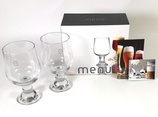 MENU - Conjunto de 2 Copos de Cerveja Preta (1 un.)