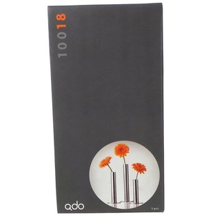 QDO - Jarras em Aço Inoxidável para 1 Flor, Conjunto de 3 (1 conj.)
