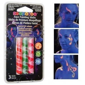 SNAZAROO - Pintura Facial UV Especial (6 un.)