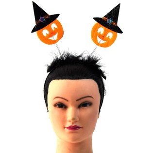 Diadema de Halloween com Ab&oacute;boras (6 un.)