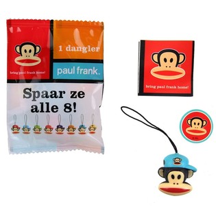 SUPER BARATO | Pendente / Dangler Paul Frank em saqueta surpresa (100 un.)