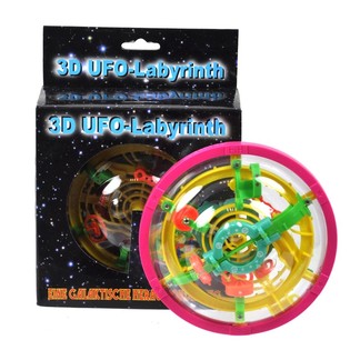 ***GADGET*** JOGO LABIRINTO UFO 3D GRANDE (3 un.)