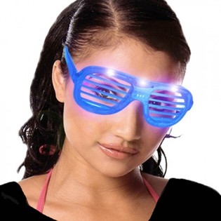 &Oacute;culos Shutter Shades com Ilumina&ccedil;&atilde;o LED (24 un.)
