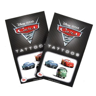 Set de 3 Tatuagens Disney Cars 2 para Crianças (50 un.)