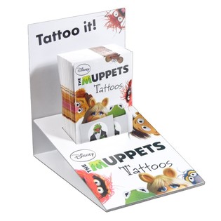 Tatuagens Disney de 2 pe&ccedil;as em expositor - Modelo: Os Marretas (50 un.)