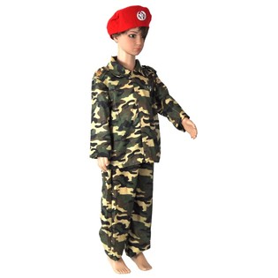 FATO DE MILITAR PARA CRIANÇAS - TAMANHO 4