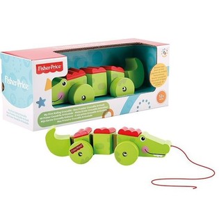 O Meu Primeiro Crocodilo de Madeira Articulado Fisher-Price (2 un.)