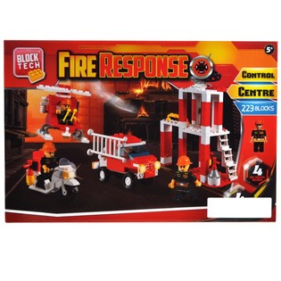 GRANDE CONJUNTO DE BLOCOS DE CONSTRUÇÃO BOMBEIROS - 223 PEÇAS (3 un.)