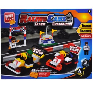 Conjunto Grande de Blocos Carros de Corrida - 128 Pe&ccedil;as