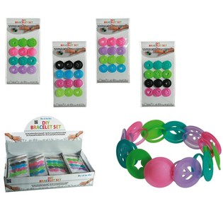 ***PRE&Ccedil;O IMBAT&Iacute;VEL*** FAZ AS TUAS PR&Oacute;PRIAS PULSEIRAS COLORIDAS (24 un.)