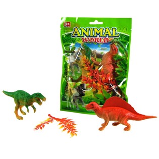 ANIMAL WORLD / CONJUNTO DE DINOSSAUROS (12 unid.)