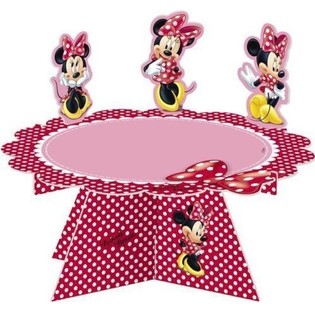 SUPORTE PARA BOLOS DISNEY MINNIE MOUSE (2 unid.)