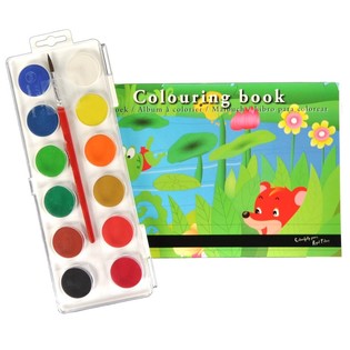 Livro de Colorir ROYAL TALENS Incluindo 12 Aguarelas (30 un.)