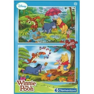 PUZZLE CLEMENTONI DISNEY WINNIE THE POOH 2 x 60 PE&Ccedil;AS (Pack de 6)