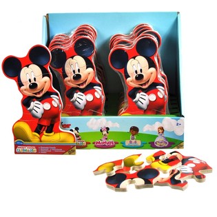 Puzzle de madeira Disney Mickey Mouse Clubhouse em expositor (12 unid.)