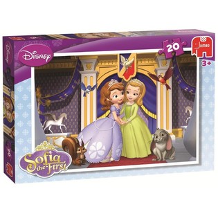 PUZZLE JUMBO DISNEY SOFIA A PRIMEIRA NO CASTELO 20 PE&Ccedil;AS (4 unid.)