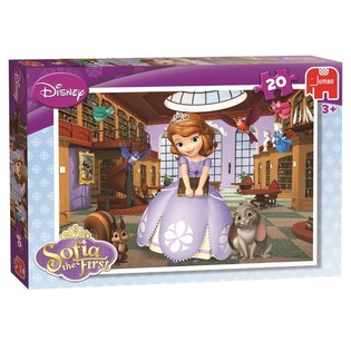 PUZZLE JUMBO DISNEY A PRINCESA SOFIA NA BIBLIOTECA 20 PE&Ccedil;AS (5un)