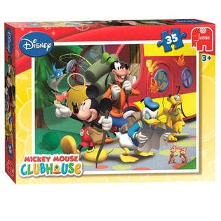 Puzzle Jumbo Disney Mickey Mouse Clubhouse em Viagem 35 Pe&ccedil;as (3 un.)