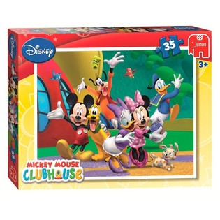 Puzzle Jumbo Disney Rato Mickey Clubhouse Foto de Grupo 35 Pe&ccedil;as (5 un.)