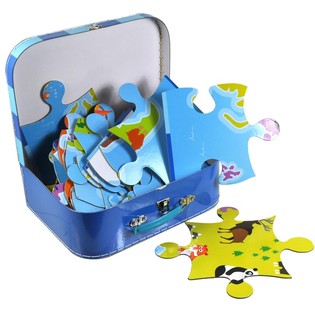 Puzzle Grande Mapa do Mundo em Maleta