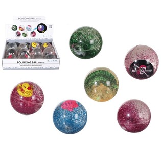 BOLAS SALTITONAS LUMINOSAS EM EXPOSITOR 5 CM (12 un.)