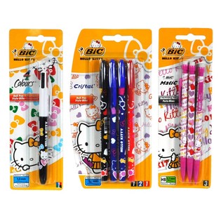 SORTIDO CANETAS BIC HELLO KITTY EM CART&Atilde;O (12 un.)