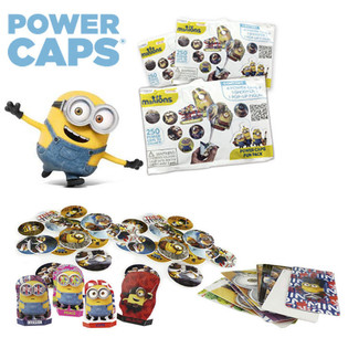 LAN&Ccedil;ADORES DE DISCOS MINIONS POWER CAPS FUN PACK EM BLINDBAG (100 un.)
