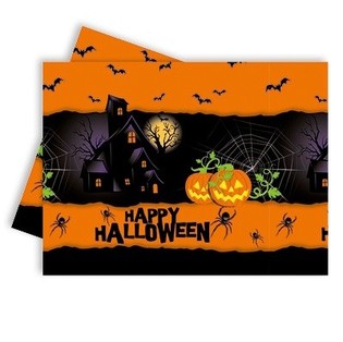 Toalha de Mesa Happy Halloween 120 x 180 cm (6 un.)