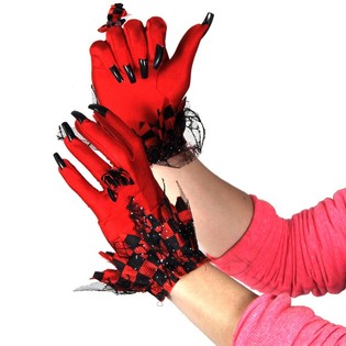 Luvas de Diaba com Unhas Compridas para Mulher (6 un.)