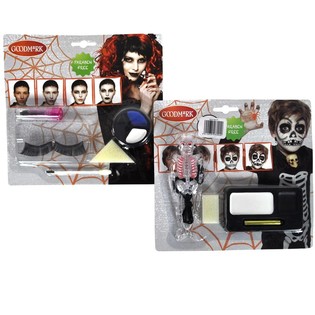 Conjunto de Maquilhagem de Halloween em Cart&atilde;o (6 un.)