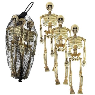 3 Esqueletos em Rede, 15 cm (Pack de 3)