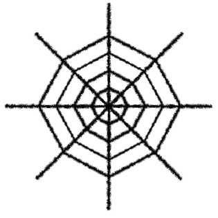 TEIA DE ARANHA GRANDE 70 CM (4 un.)
