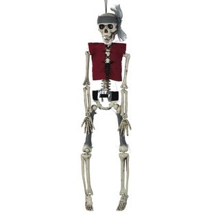 Esqueleto de Pirata para Pendurar 40 cm (6 un.) - Decora&ccedil;&atilde;o de Halloween Revenda