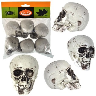 Caveiras Decorativas em Saco Conjunto de 6 (6 sacos)