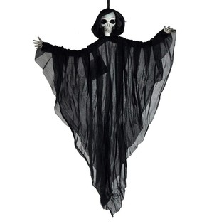 Figura de Halloween Suspensa - Preto (6 un.)