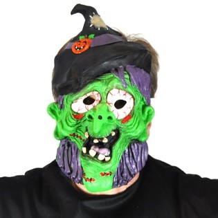 M&aacute;scara de Bruxa Flex&iacute;vel (2 un.) | Halloween e Carnaval