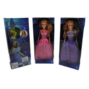 Boneca de Conto de Fadas Cinderela, Cores Sortidas (3 un.)