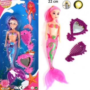 Boneca Sereia com Luzes e Acess&oacute;rios (24 un.)
