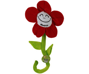 FLOR DE PELUCHE GRANDE, 60 cm - MADRID (27 un.)