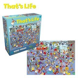 Puzzle That&rsquo;s Life - The Gym, 1000 pe&ccedil;as (1 un.)