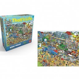 Puzzle That&rsquo;s Life - Esta&ccedil;&atilde;o de Comboios, 1000 pe&ccedil;as (1 un.)